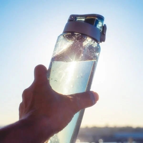 botellas de agua reutilizables cristal